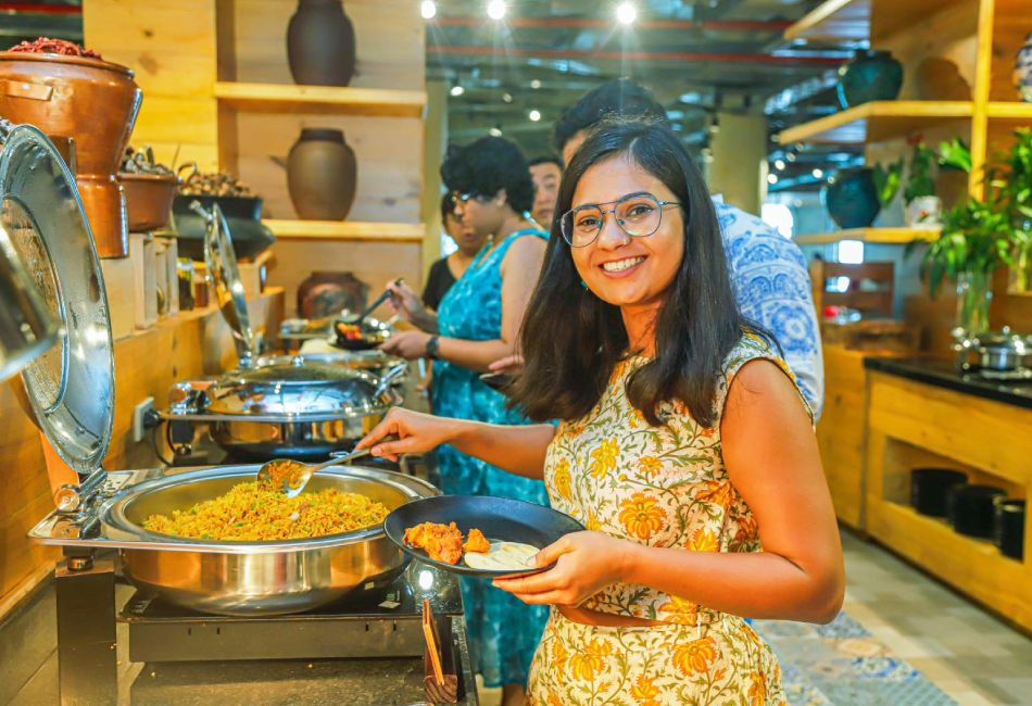 Buffe Indian in Bana Hills