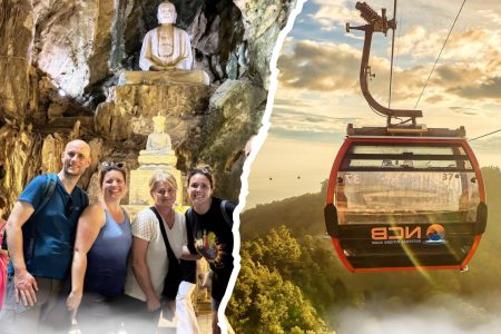 Marble Mountain tour and Bana Hills Full Day